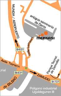 mapa derio