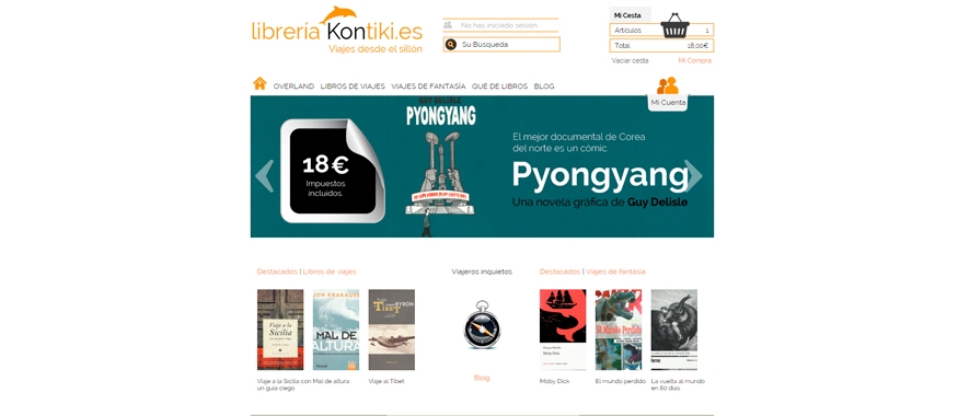 E-commerce Librería Kontiki