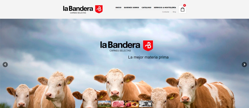 Diseño Web LaBandera Carnes Selectas