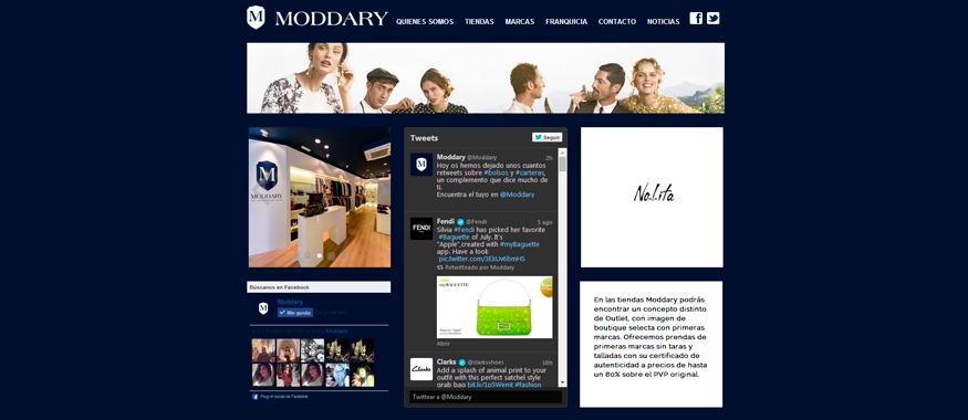Diseño y Programación Web de Moddary