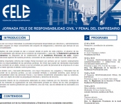 Diseño Web Microsite Jornadas FELE