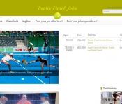 Portal de empleo para el mundo del tenis y el padel